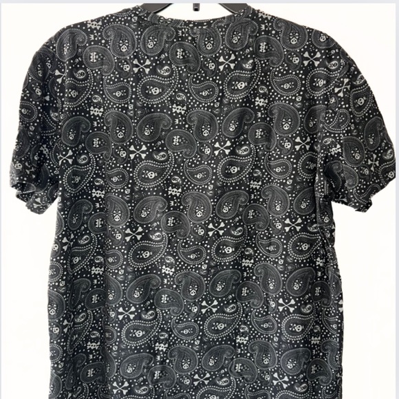 Skull & Paisley Classic Fit Short Sleeve Shirt Robert Graham WEON shirt - Picture 7 of 13